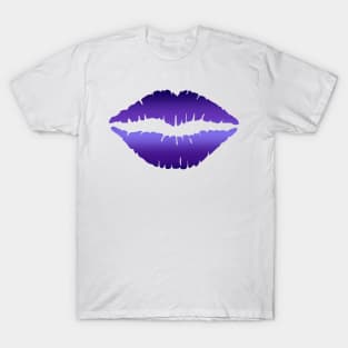 Purple Gradient Lips T-Shirt